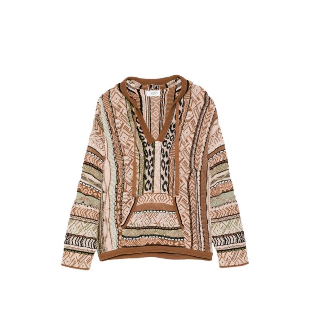 Laneus Neutrals Sweaters & Knitwear - Hoodies Men